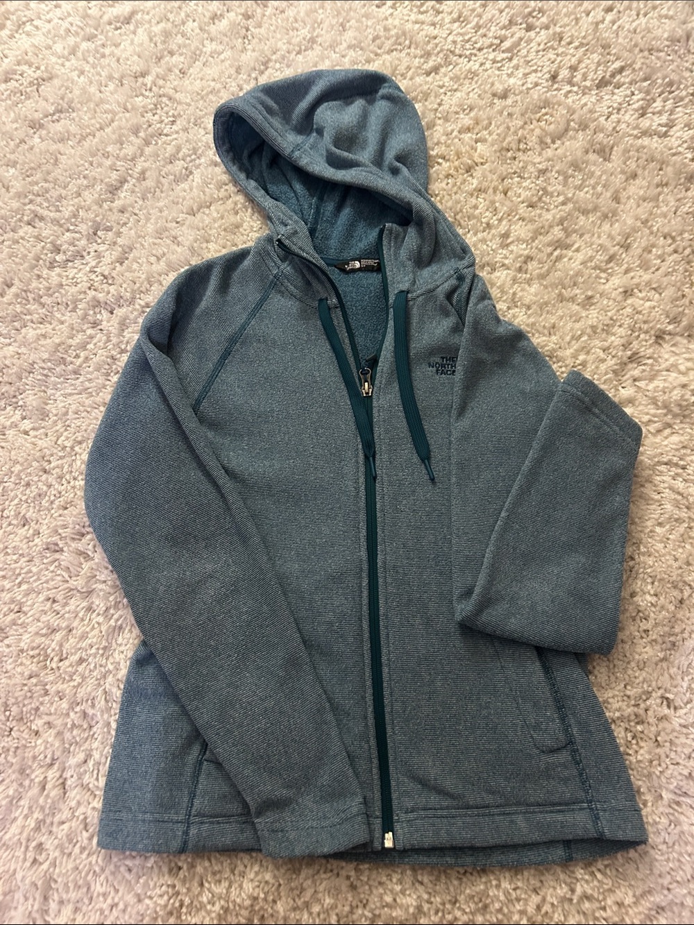 The North Face Women's Hooded Fleece Jacket - Slate Teal